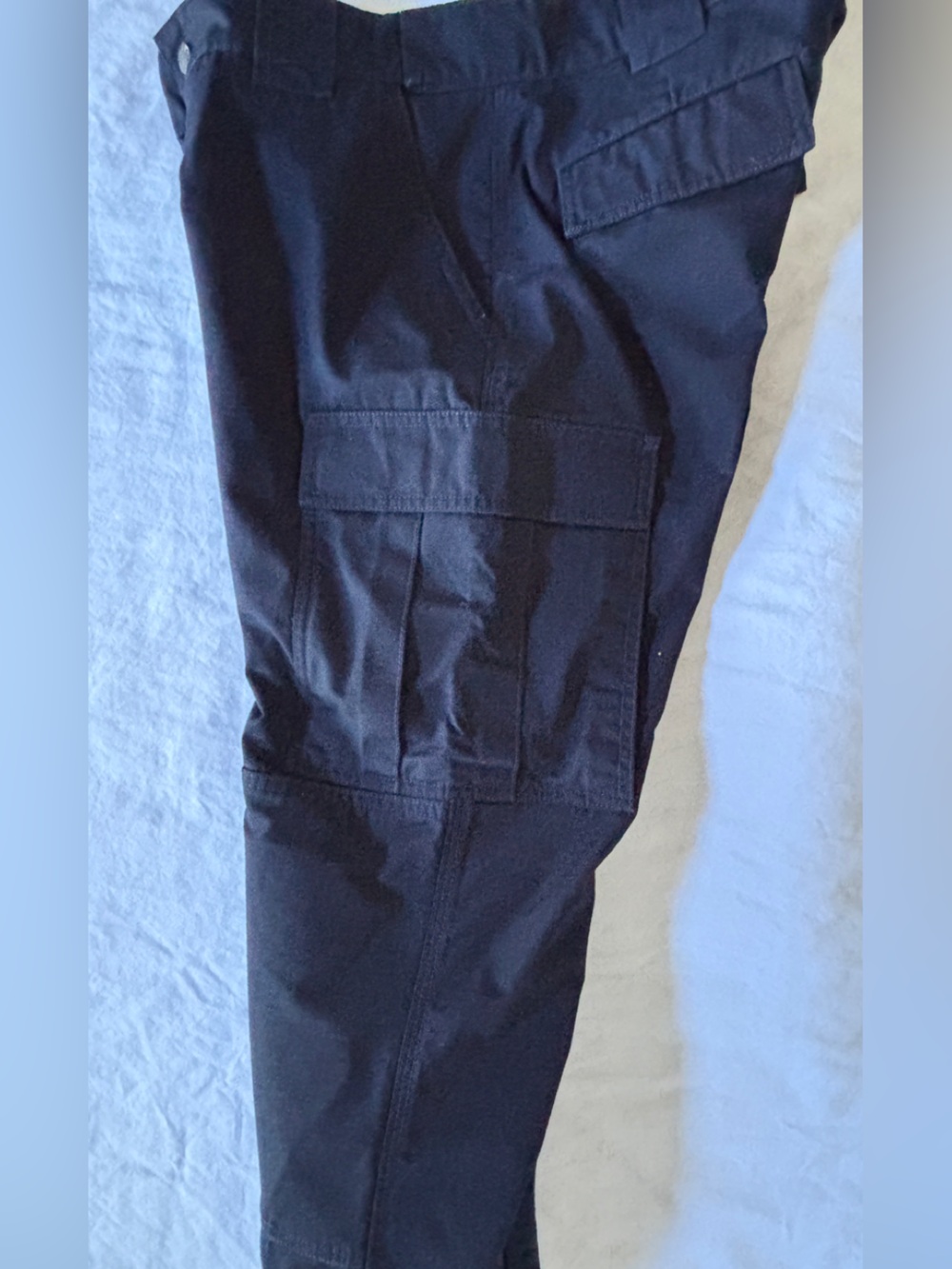 5.11 Tactical Women’s Cargo Pants Size 12 Navy Ripstop Knee Pads Workwear - Picture 6 of 8